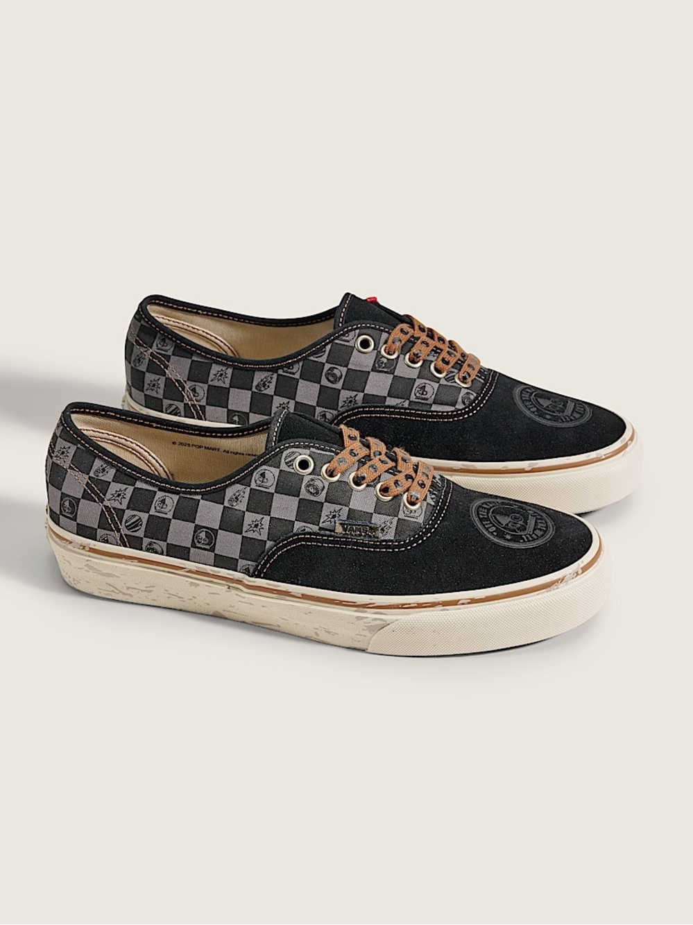 NWT Vans Authentic x Space Molly Limited Edition Black/Gray Check Canvas M5 W6.5 - Picture 2 of 16